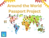 Multicultural Around the World Passport Project - No Prep