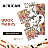 Multicultural Bookmarks - African Style