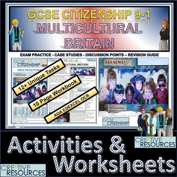 Preview of Multicultural Britain Work Booklet of Student Activities and Worksheets