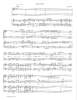 Preview of African American Caribbean SATB Upbeat Song for Choir