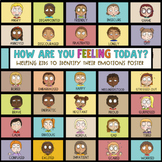 Multicultural Feelings Chart | Emotion Checklist + Poster 