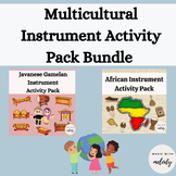 Multicultural Instrument Activity BUNDLE- Read, Write, Mat
