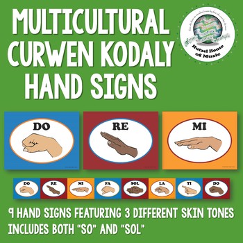 Preview of Multicultural Kodaly Solfege Hand Signs