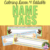 Multicultural Name Tags | Name Plates | Calming Colors Cla