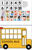 Multicultural School Bus Counting Printable