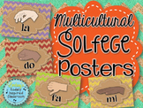 Multicultural Solfege Hand Sign Posters