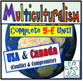 Multicultural USA & Canada - Complete 5E Unit