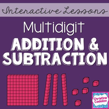 Preview of Multidigit Addition & Subtraction Math Unit