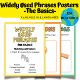 Multilingual Posters - Widely Used Phrases - The Basics