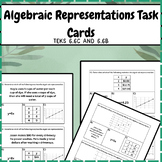 Multiple Algebraic Representations Task Cards TEKS 6.6C and 6.6B