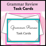 Multiple Choice Grammar Review Task Cards (Morning Work, S