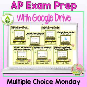 Preview of Multiple Choice Monday Digital AP Calculus Bundle