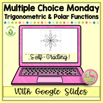 Preview of Multiple Choice Monday Trigonometric and Polar Functions (AP Precalculus)