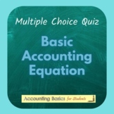 Multiple Choice Quiz: Basic Accounting Equation