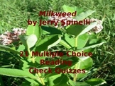 Jerry Spinelli's Milkweed: 21 Multiple Choice Reading Chec