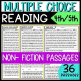 Multiple Choice Reading -Informational Edition Grades 3-5