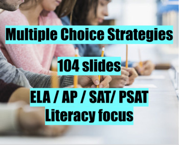 Preview of Multiple Choice Strategies Powerpoint Test-taking strategies all subjects