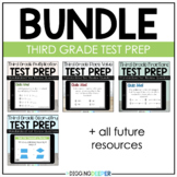 Multiple Choice Test Prep Question Bundle for Third Grade
