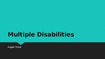 Preview of Multiple Disabilities