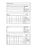 Multiple Goal tracking sheet front and back PDF