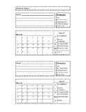 Multiple Goal tracking sheet front and back Word Doc