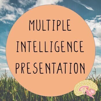 Preview of Multiple Intelligence Google Slides Digital Lesson