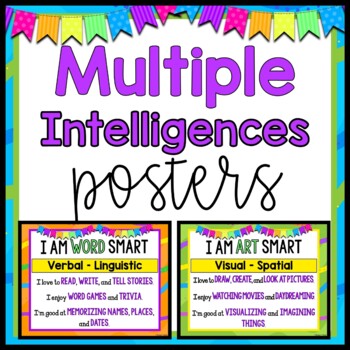 Preview of Multiple Intelligence Posters