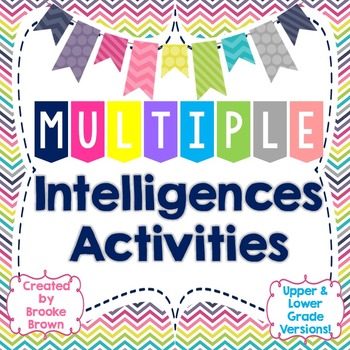 Preview of Multiple Intelligences Activities {Upper & Lower Grade Versions}