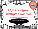 Multiple Intelligences Investigate a Book Menu
