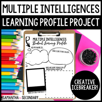 Preview of Multiple Intelligences Learning Profile Project