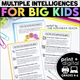 Multiple Intelligences Learning Style Test for Grades 3-6