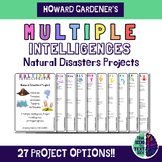 Preview of Multiple Intelligences Projects - Natural Disasters