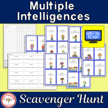 Preview of Multiple Intelligences Scavenger Hunt