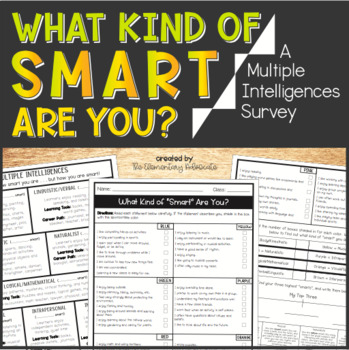 Preview of Multiple Intelligences Survey for Upper Grades
