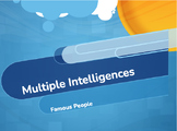 Multiple Intelligences and Famous People Activity