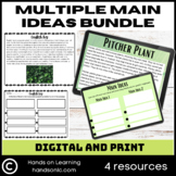 Multiple Main Ideas Digital and Print Bundle