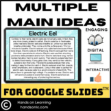 Multiple Main Ideas for Google Slides