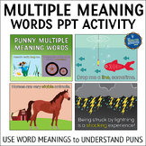 Multiple Meaning Words Puns PowerPoint