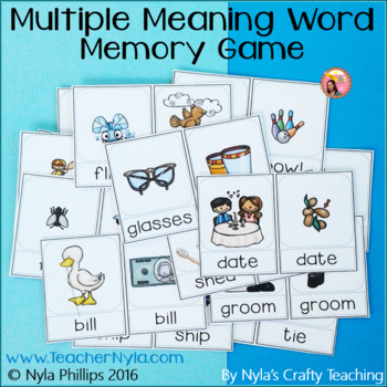 Real Photo Language Cards: Multiple Meaning Words