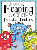 Multiple Meaning Word Monster Centers