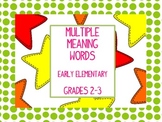 Multiple Meaning Word Stars Level 1