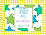Multiple Meaning Word Stars Level 2