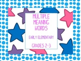 Multiple Meaning Word Stars Level 3