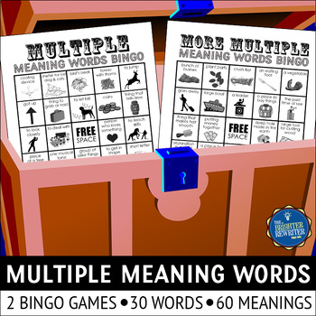 Preview of Multiple Meaning Words Bingo Games