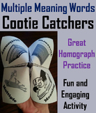 Multiple Meaning Words Activity: Homographs Foldable 3rd, 