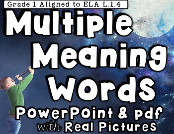 Preview of Multiple Meaning Words