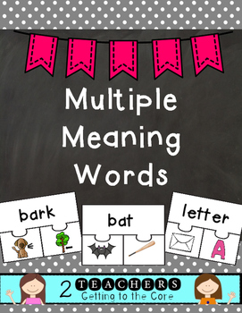 Preview of Multiple Meaning Words