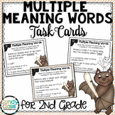 Multiple Meaning Words 2nd Grade ELA Vocabulary Activity T