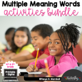 Multiple Meaning Words Activities Bundle 4th & 5th Grade P