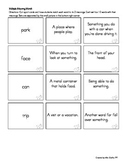 Multiple Meaning Words, Definition Sorts and Sentence Matching